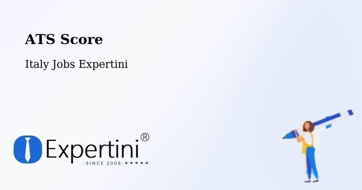 Resume ATS Score & Job Description Match Tool – Augusta - Italy Jobs Expertini