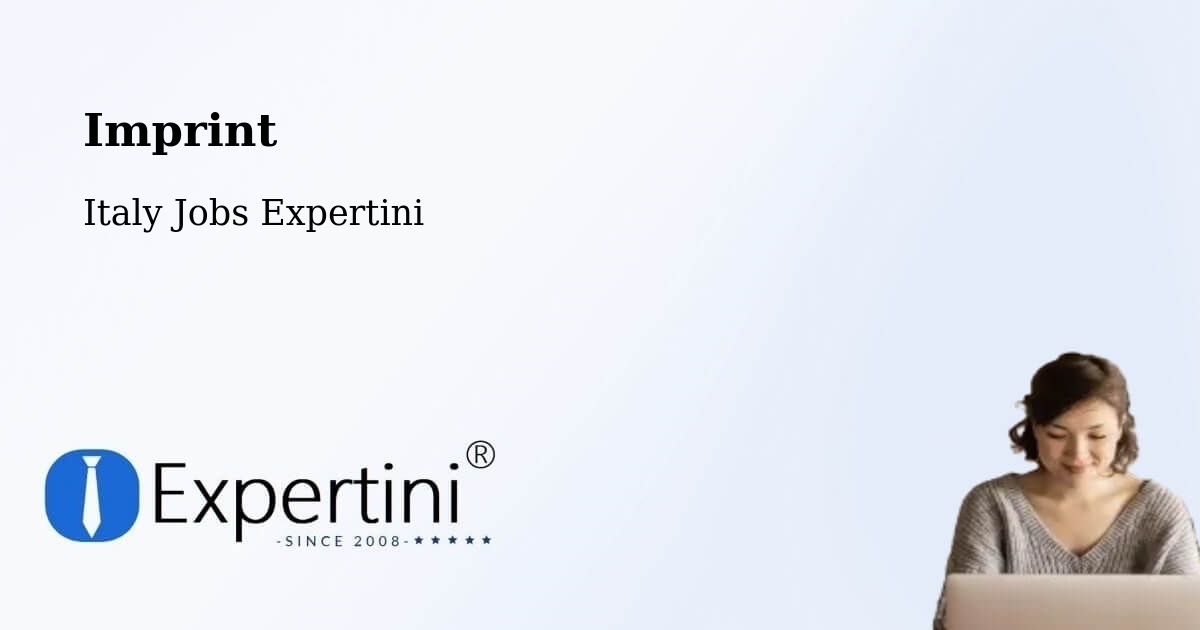 Imprint – Augusta - Italy Jobs Expertini
