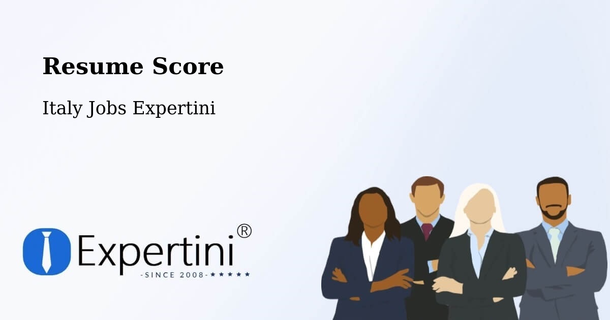 Resume Score & Job Description Match Tool – Augusta - Italy Jobs Expertini