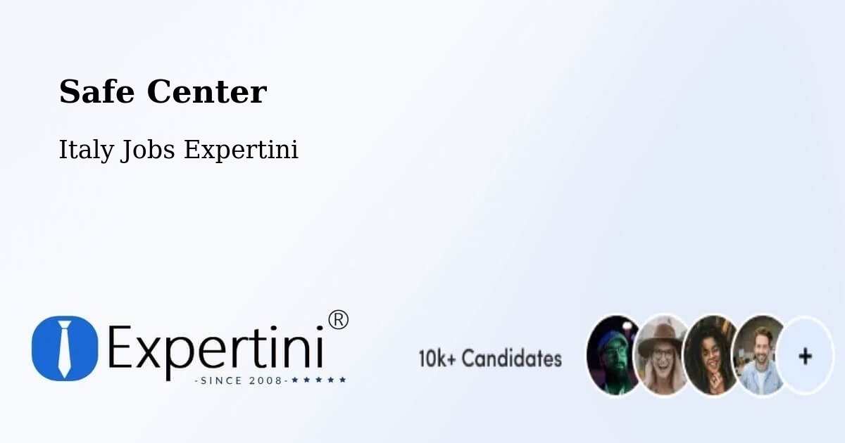 Safety Center – Augusta - Italy Jobs Expertini
